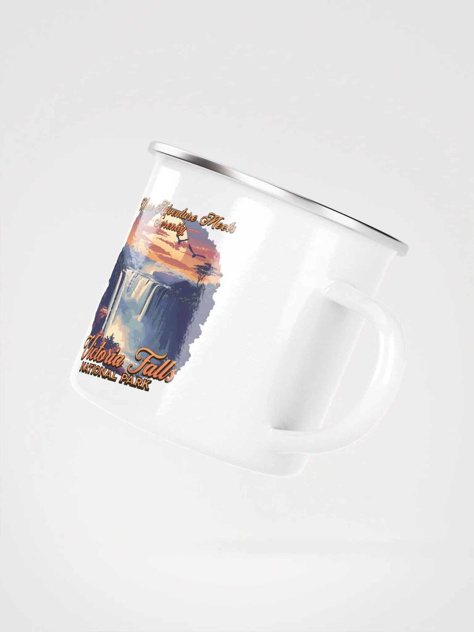 Victoria Falls National Park, Serenity Enamel Mug product image (4)