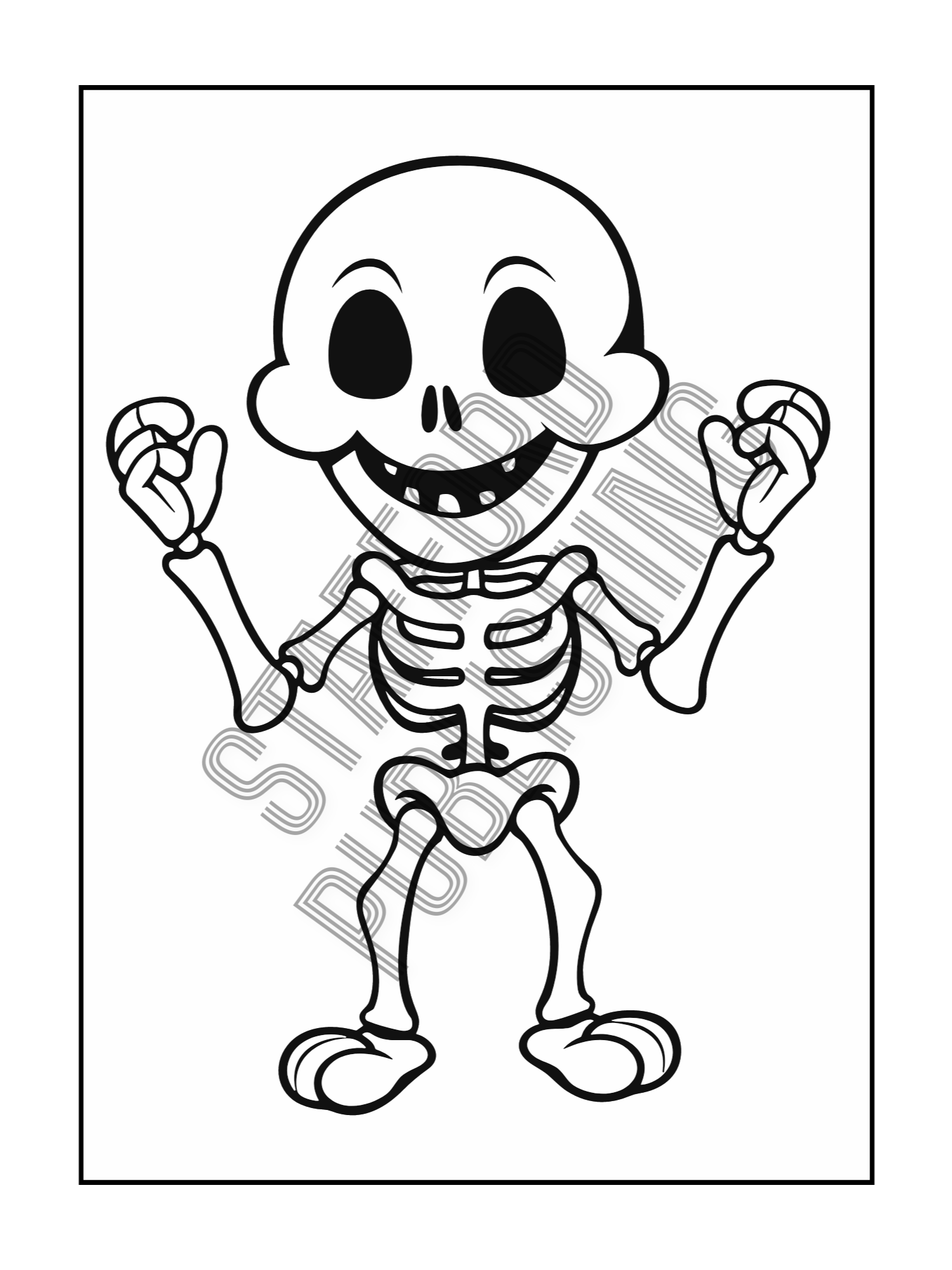 Halloween Coloring Book Printable Version product image (7)