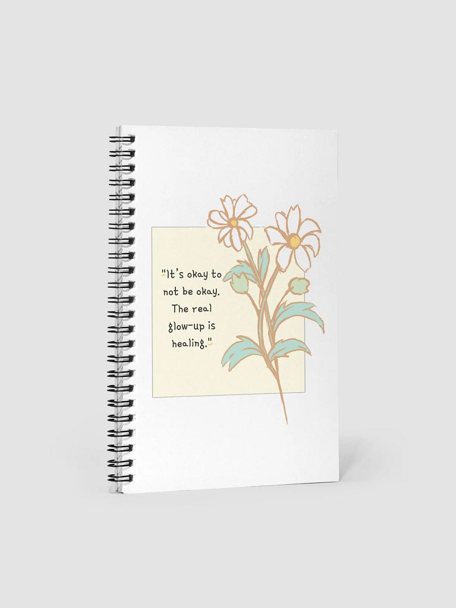 Glow-Up Healing Spiral Notebook product image (1)