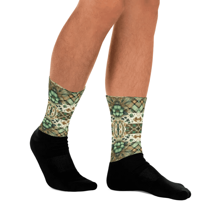 Green Kaleidoscope Dream Socks product image (11)