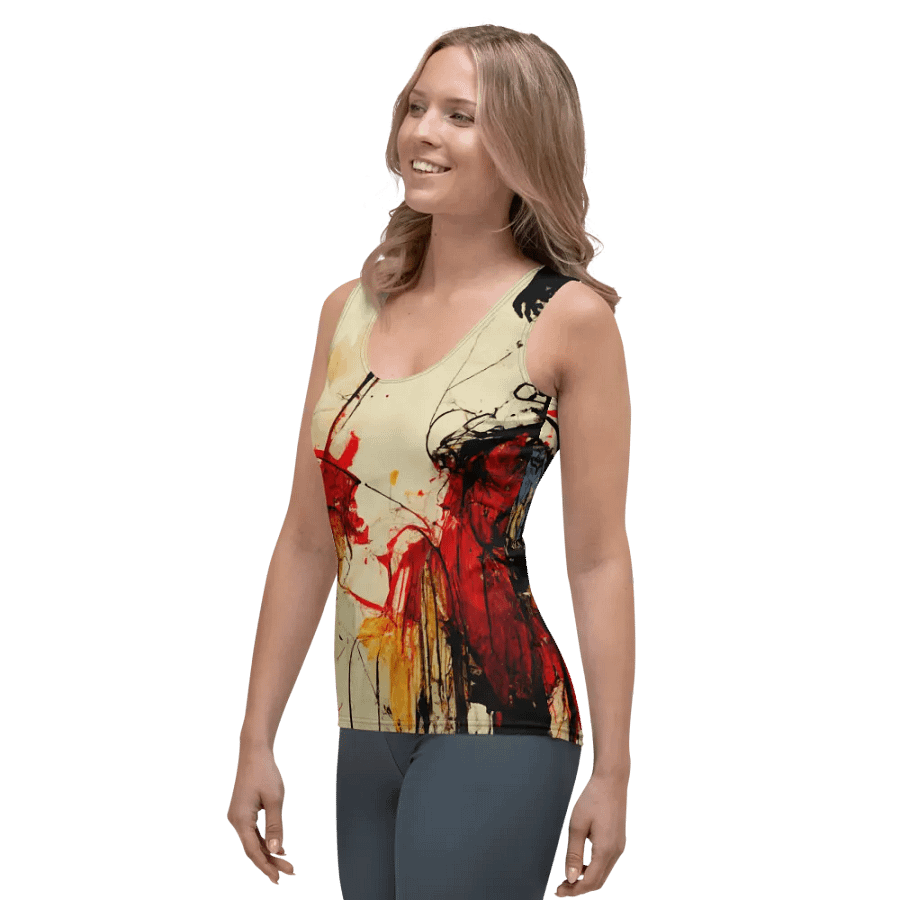 Chromatic Skeleton All-Over Tank Top product image (3)