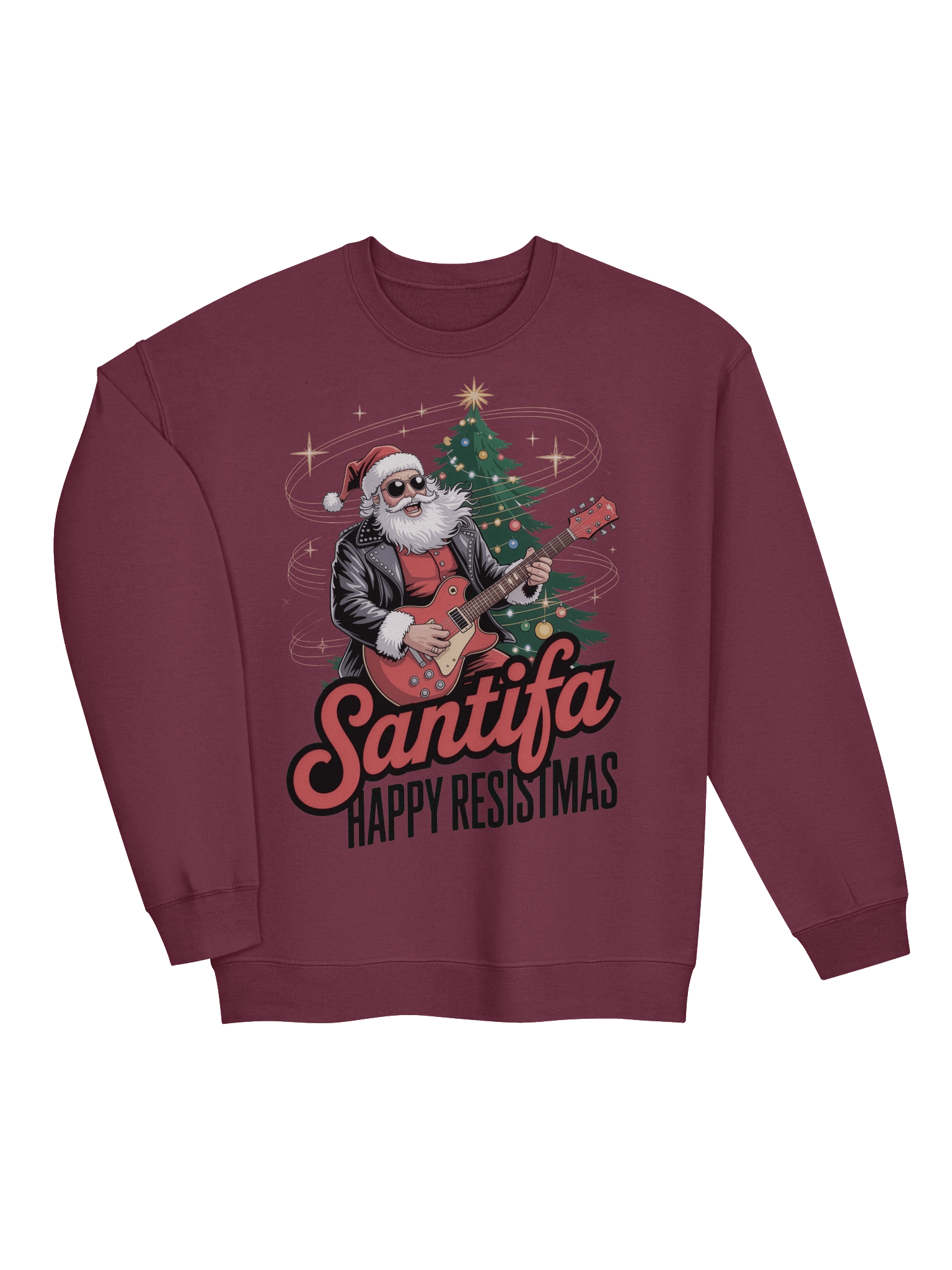 Santifa Rocker Happy Resistmas Sweatshirt product image (26)