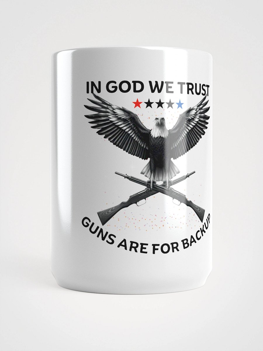 In God We Trust Patriotic Eagle Mug - American Flag Independence Day Coffee Cup - USA Second Amendment Gift product image (5)