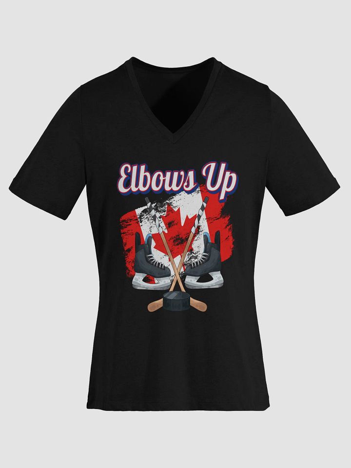 Canadian Hockey Vibes V-Neck Tee product image (2)