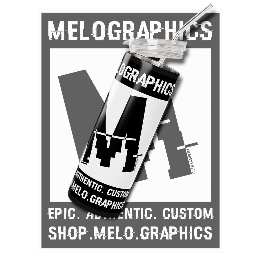 Rated MELO - Steel Tumbler | #MadeByMELO product image (1)