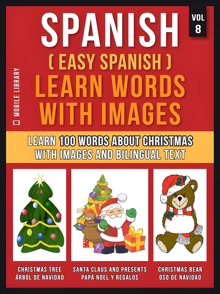 Spanish ( Easy Spanish ) Learn Words With Images (Vol 8) product image (1)