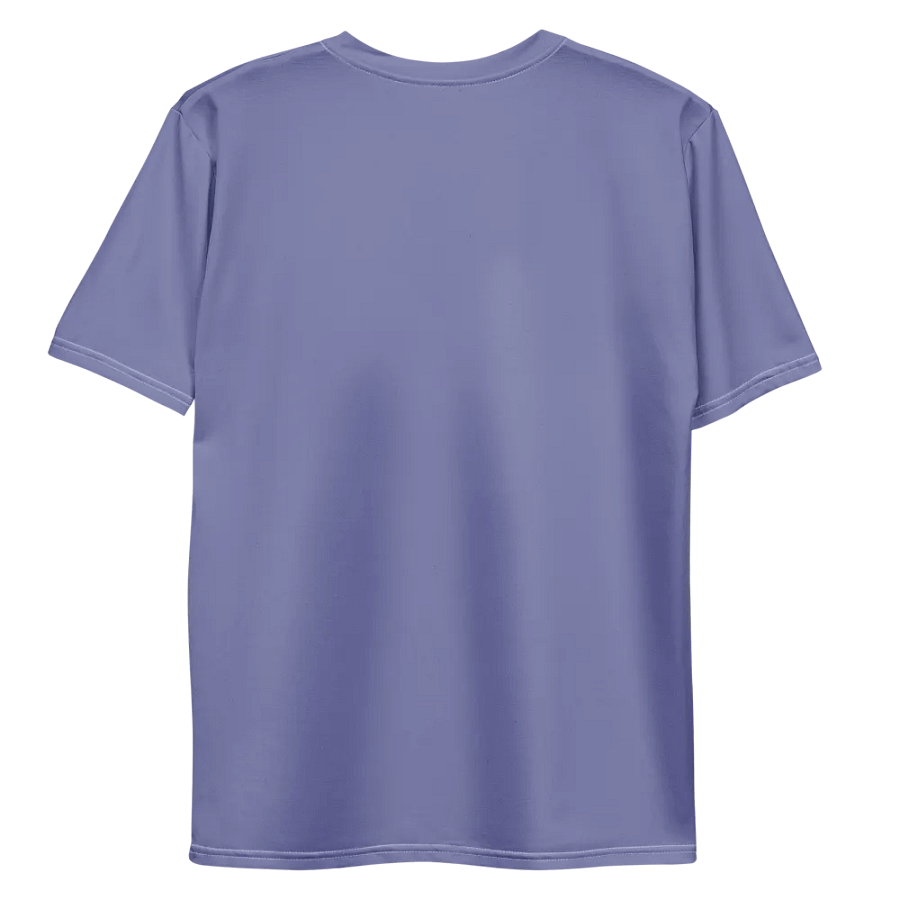Plain Purple Soft Summer Men's Crewneck Polyester Heavyweight Premium T-Shirt by Treasure Pie product image (10)
