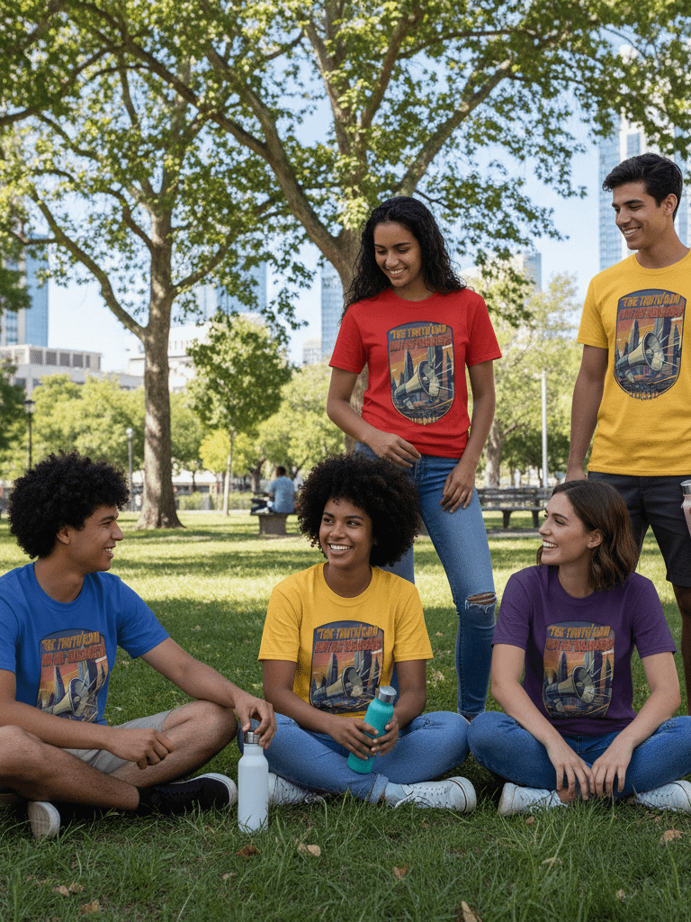 "The Truth Can Not Be Silenced" T-Shirt | Vintage Propaganda Style Tee | Bella Canvas 3001 | Statement Shirt product image (8)