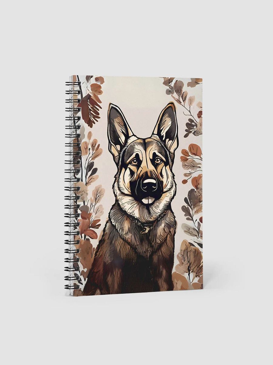 Autumn German Shepherd Spiral Notebook product image (2)
