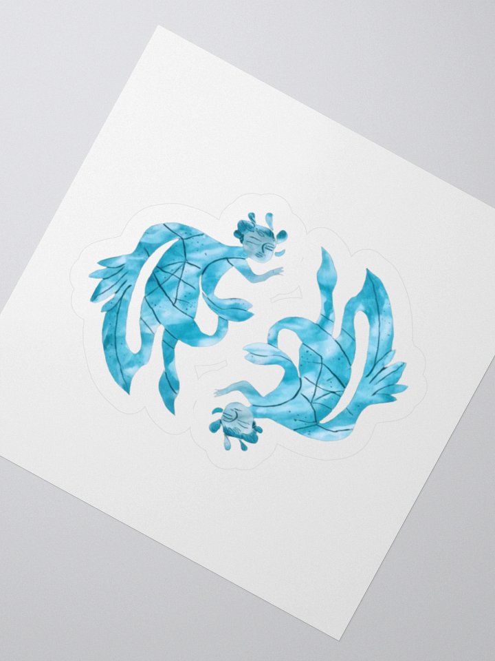 Stunning Pisces Dragon Vinyl Sticker - Ideal for Laptops and Notebooks! product image (4)