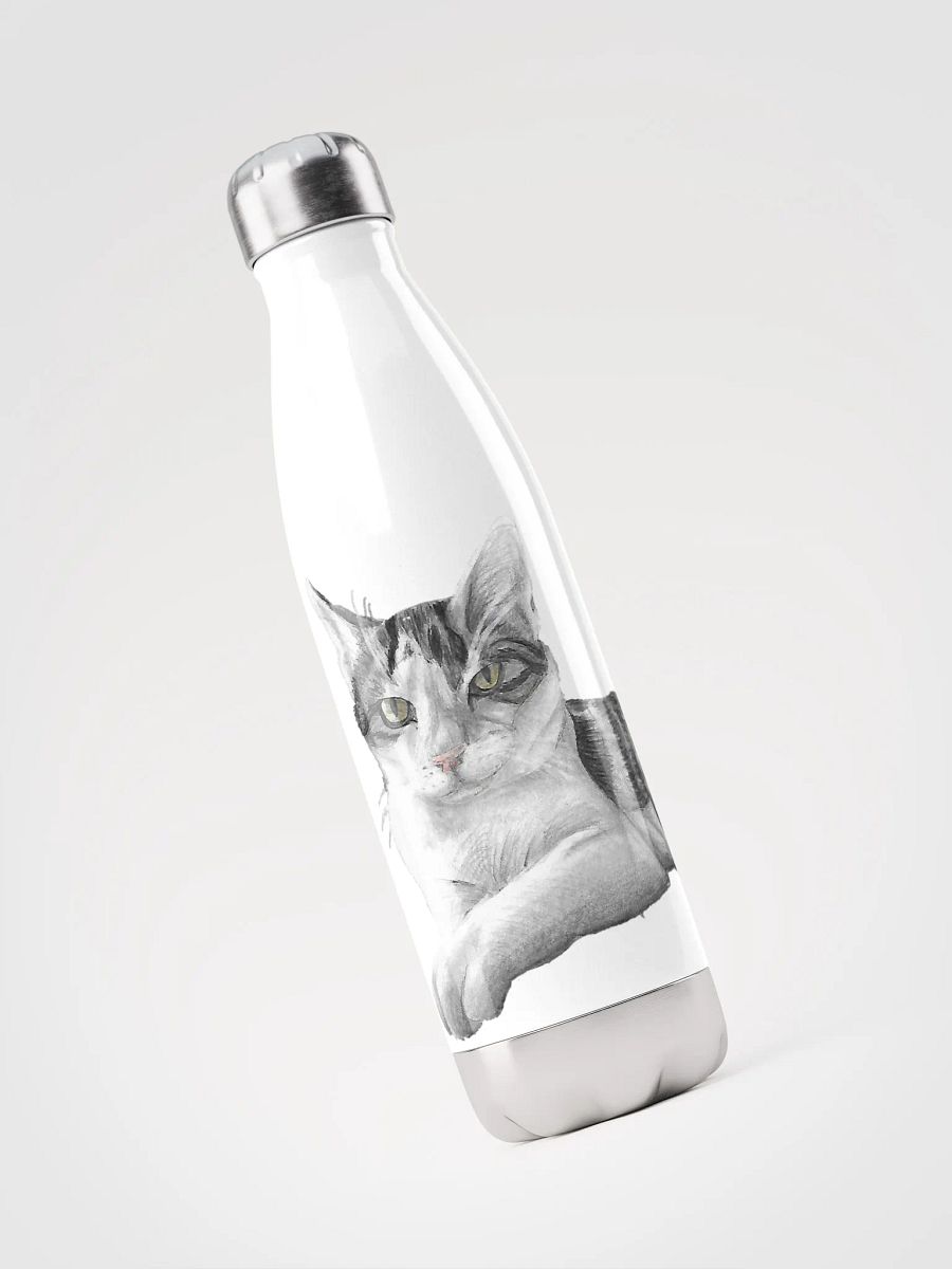 Cat Drawing Water Bottle product image (3)