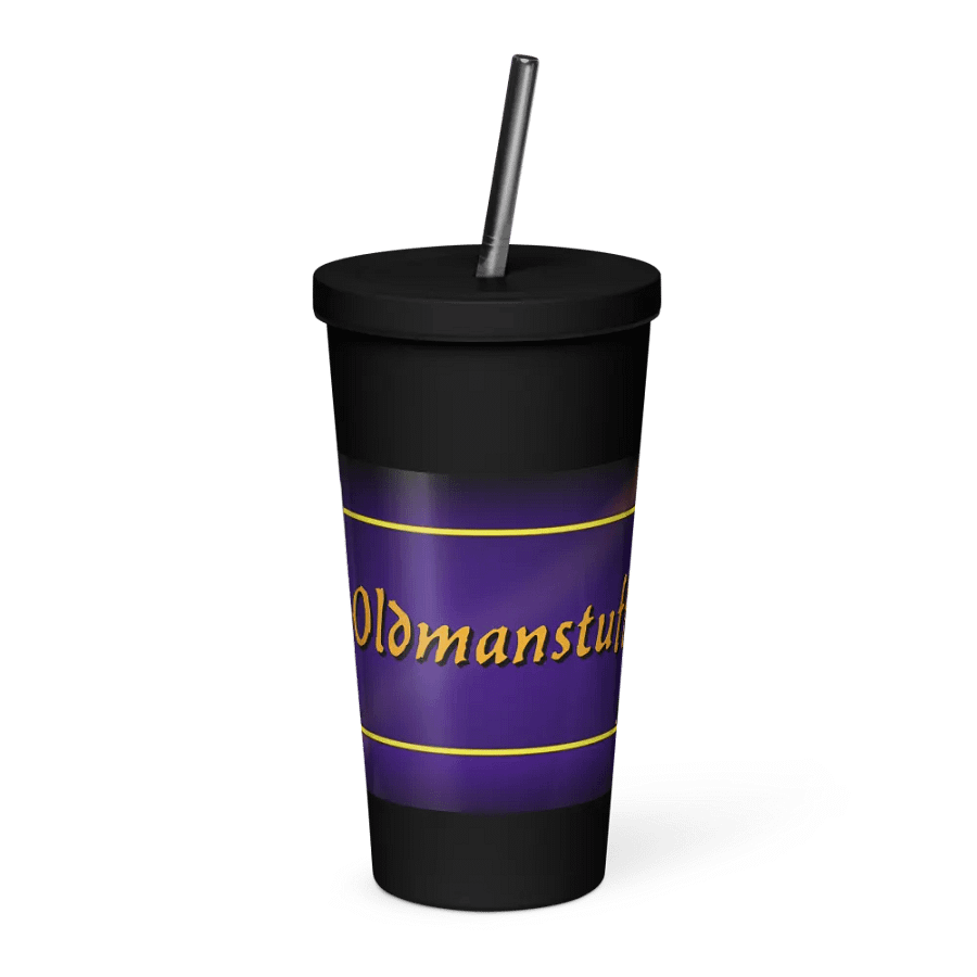 Channel 25 Edelstahlbecher 600ml mit Trinkhalm product image (1)