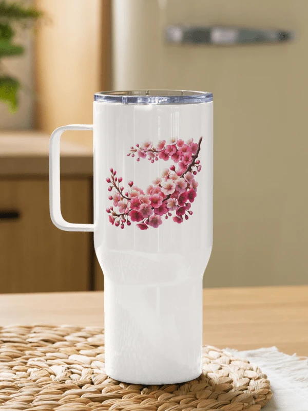 Cherry Blossom - Travel Mug with Handle product image (1)