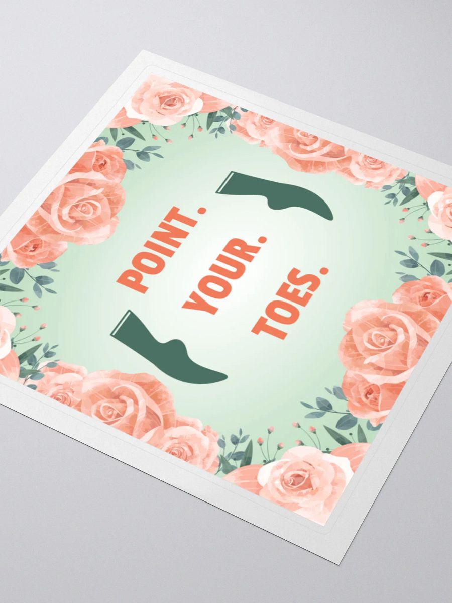 Point Your Toes (Sticker) product image (3)