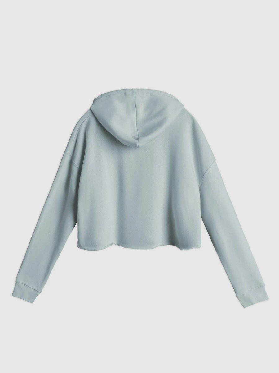 ANGELIC (lined design, #432A54) lightweight cropped hoodie product image (8)