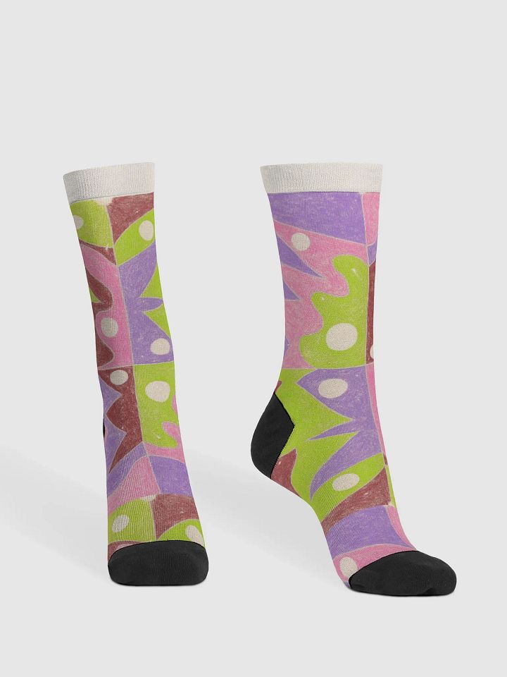 Cartoon College 3 crew socks product image (2)