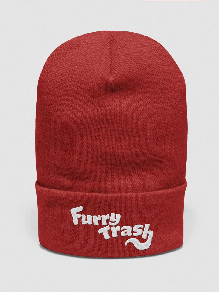 Furry Trash Embroidered Beanie product image (2)