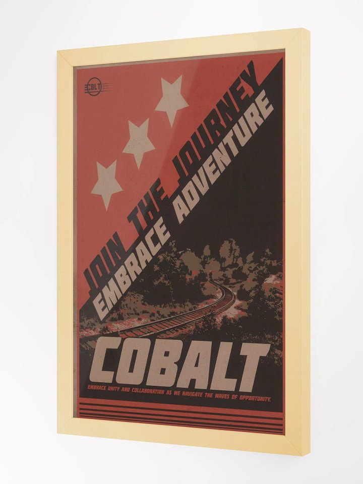 Cobalt Embrace Adventure Framed Poster product image (7)