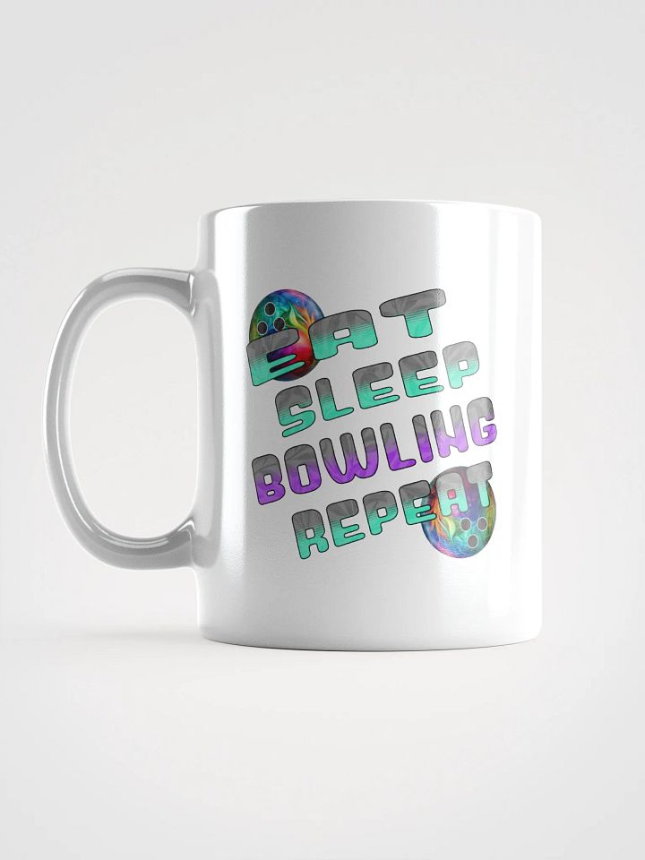 Eat Sleep Bowling Repeat Angle Vibrant Fanatic Mug product image (1)