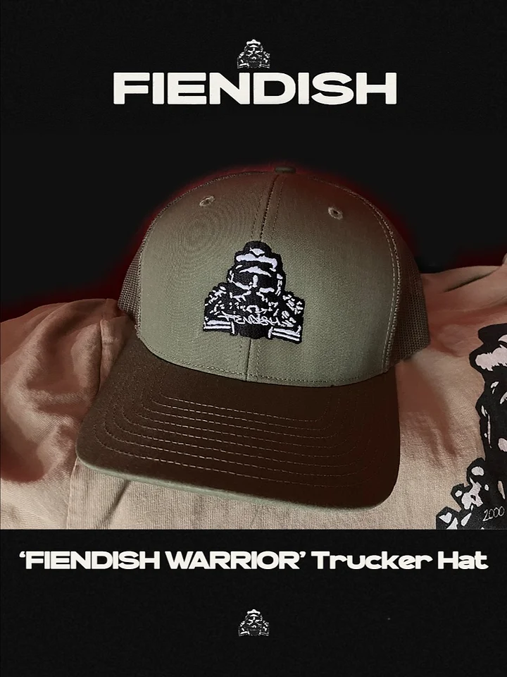 'FIENDISH WARRIOR' Trucker Hat product image (2)