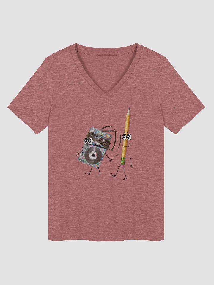 Retro Fix Duo V-Neck T-Shirt product image (1)