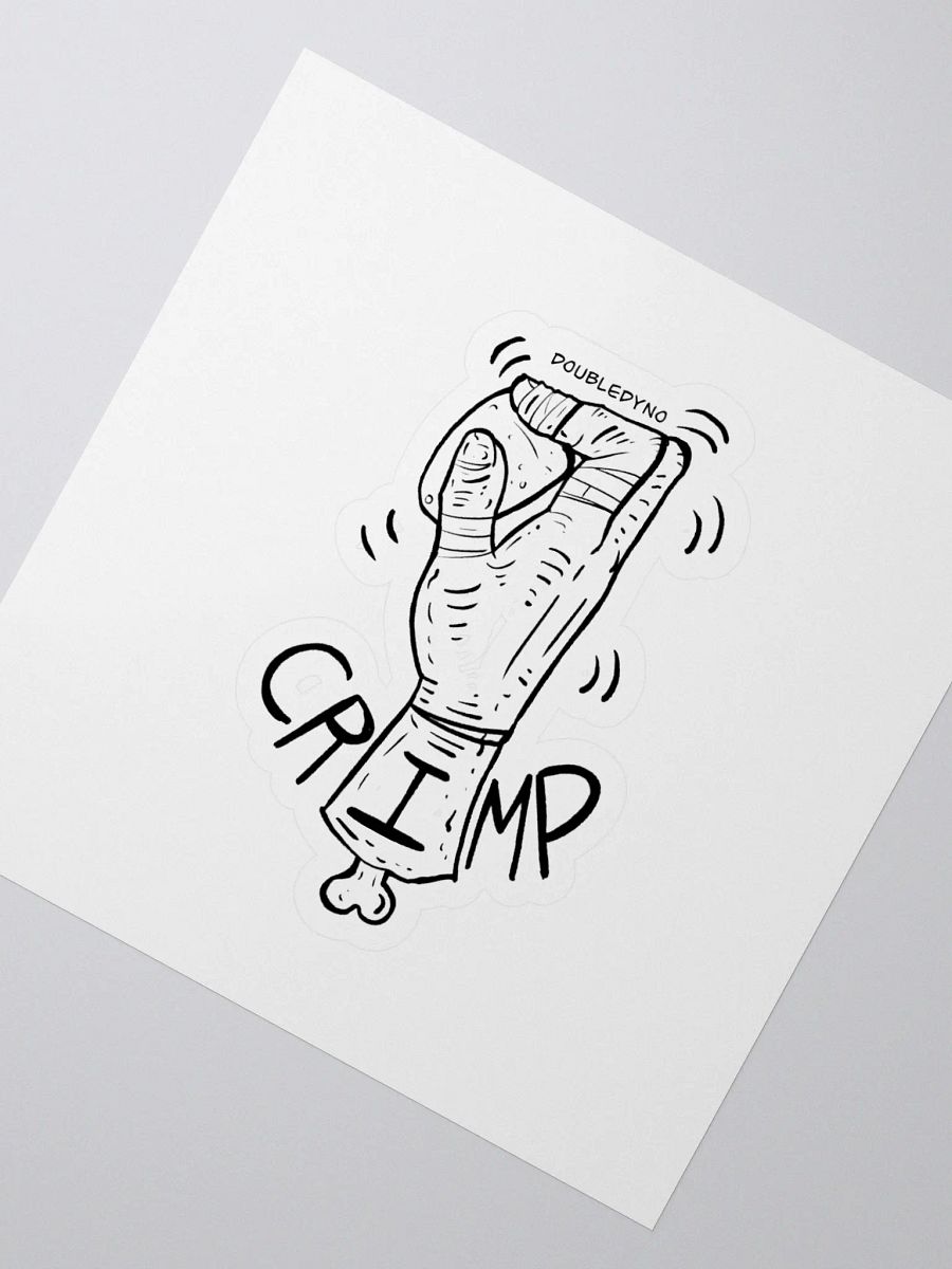 Crimp hold sticker product image (2)