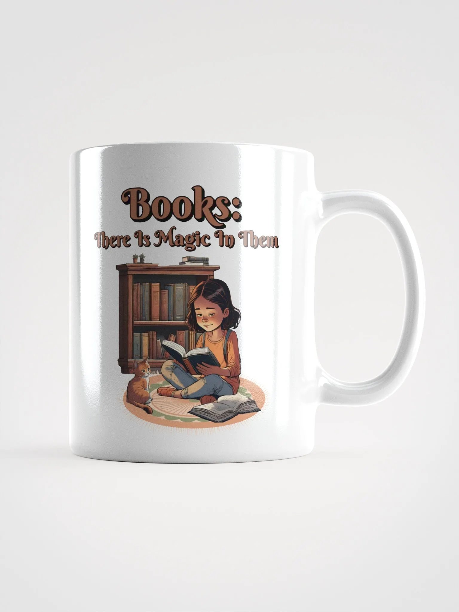 Books: There Is Magic In Them White Mug product image (3)