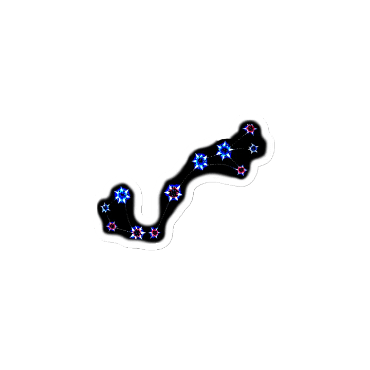 Scorpius Flower Constellation Magnet product image (2)