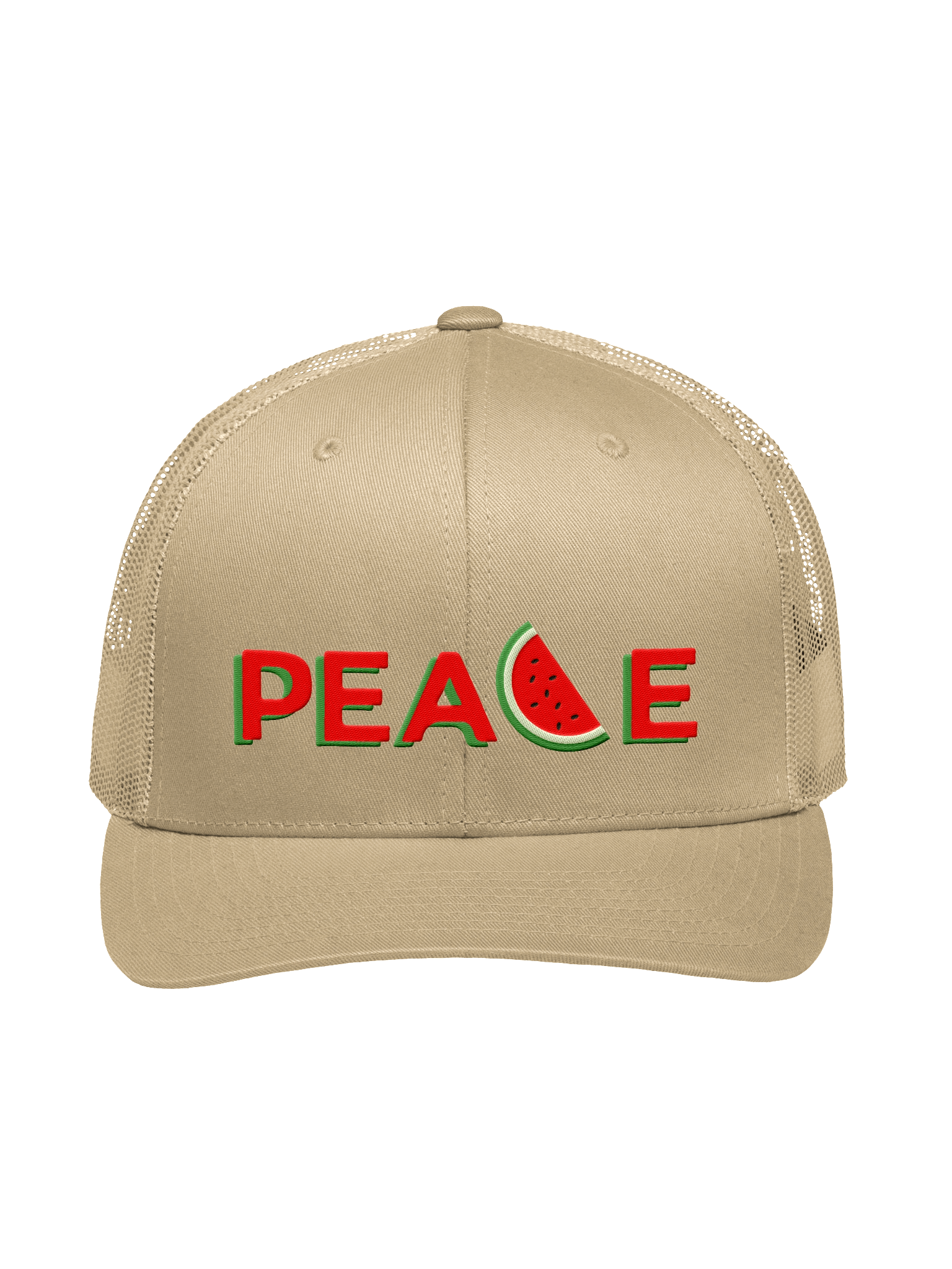 Watermelon Peace Retro Trucker Hat product image (3)