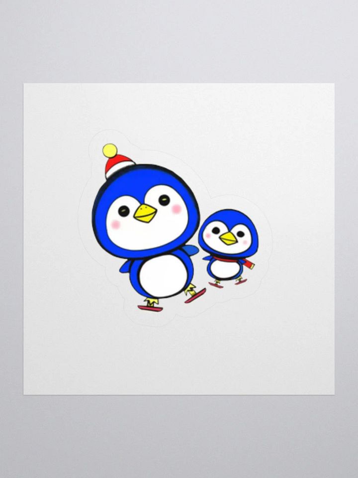Skating Penguins Holiday Stickers product image (4)