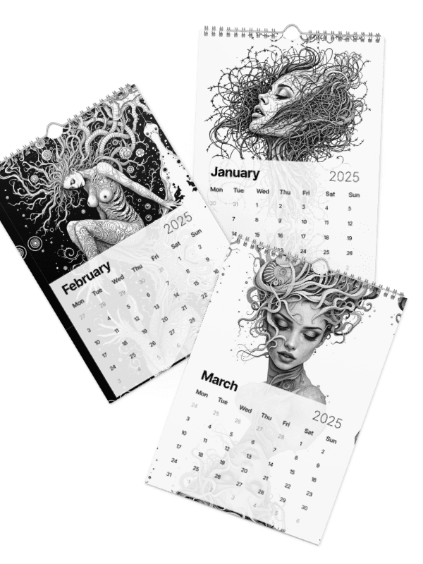 Where Shadows Whisper' | 2025 Calendar product image (2)