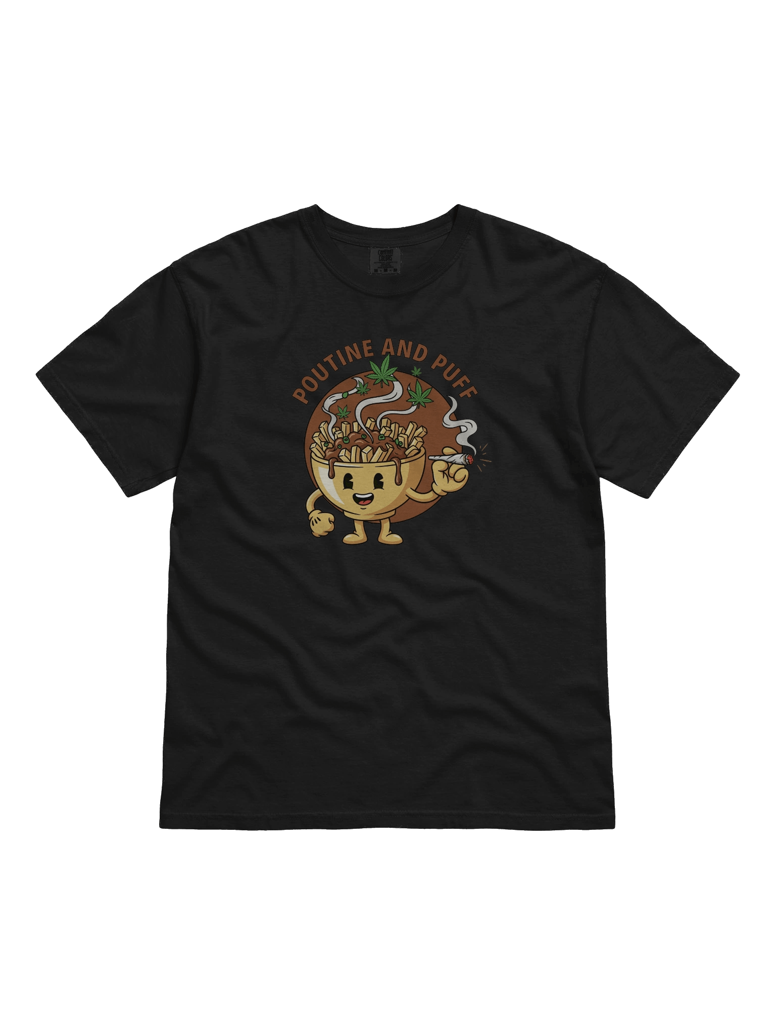 Poutine and Puff Comfort Colors 1717 Tee product image (3)