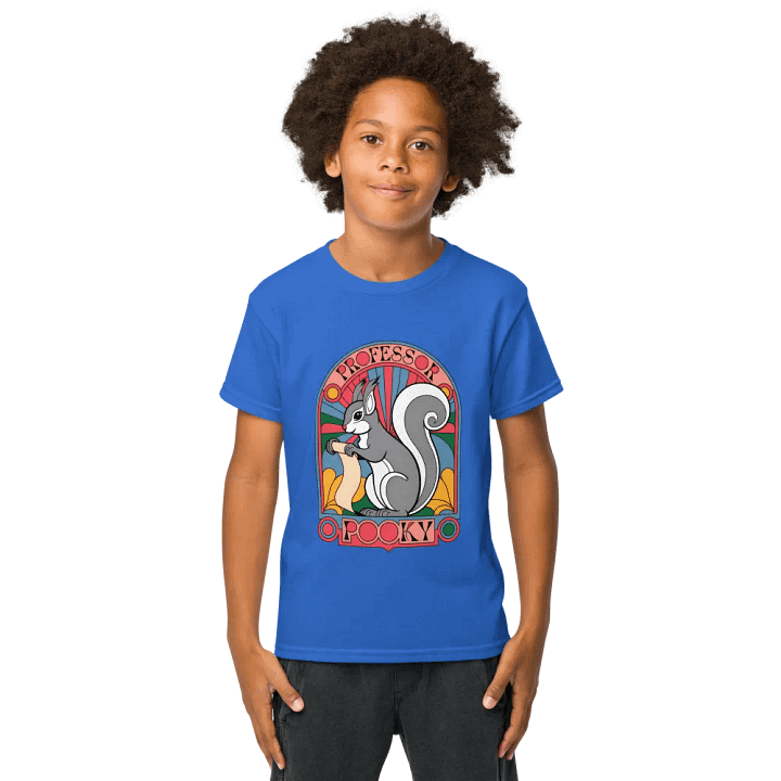 Professor Pooky's Scroll Adventure Youth Sports Tee product image (1)