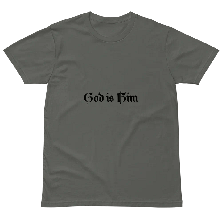God is Him T-shirt 100% cotton and comfortab;e product image (2)