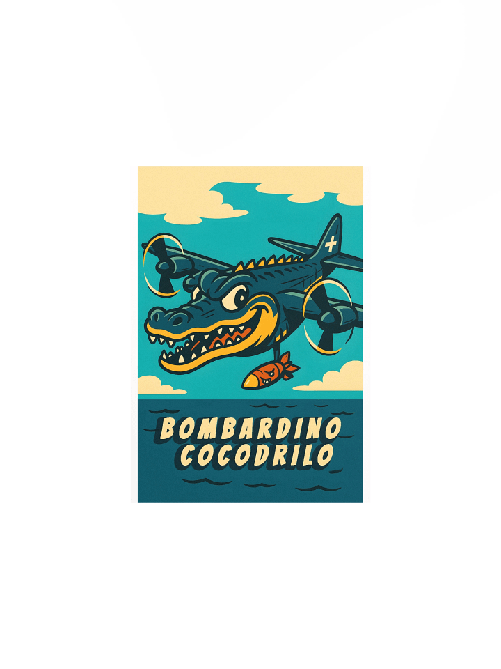 Bombardino Cocodrilo Sky Adventure Poster product image (1)