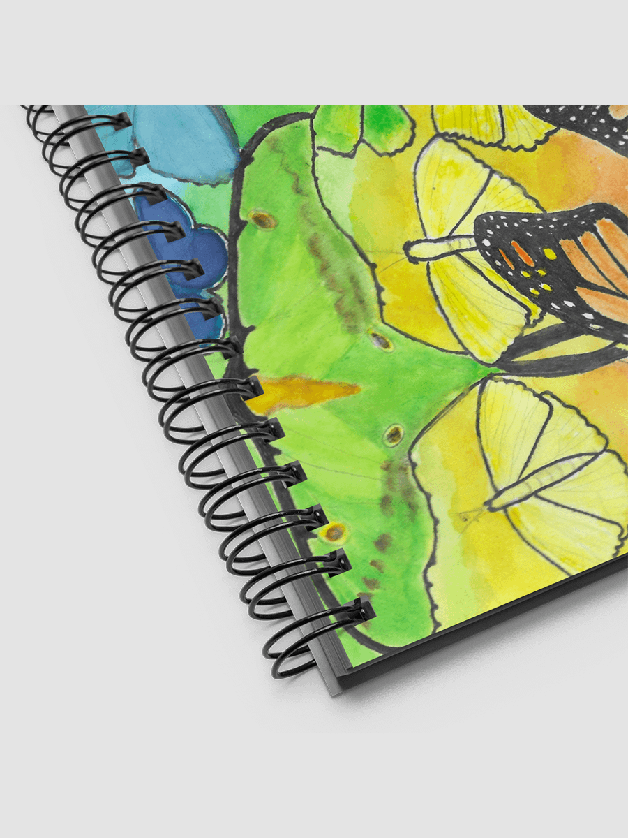 Rainbow of Butterflies Spiral notebook product image (3)