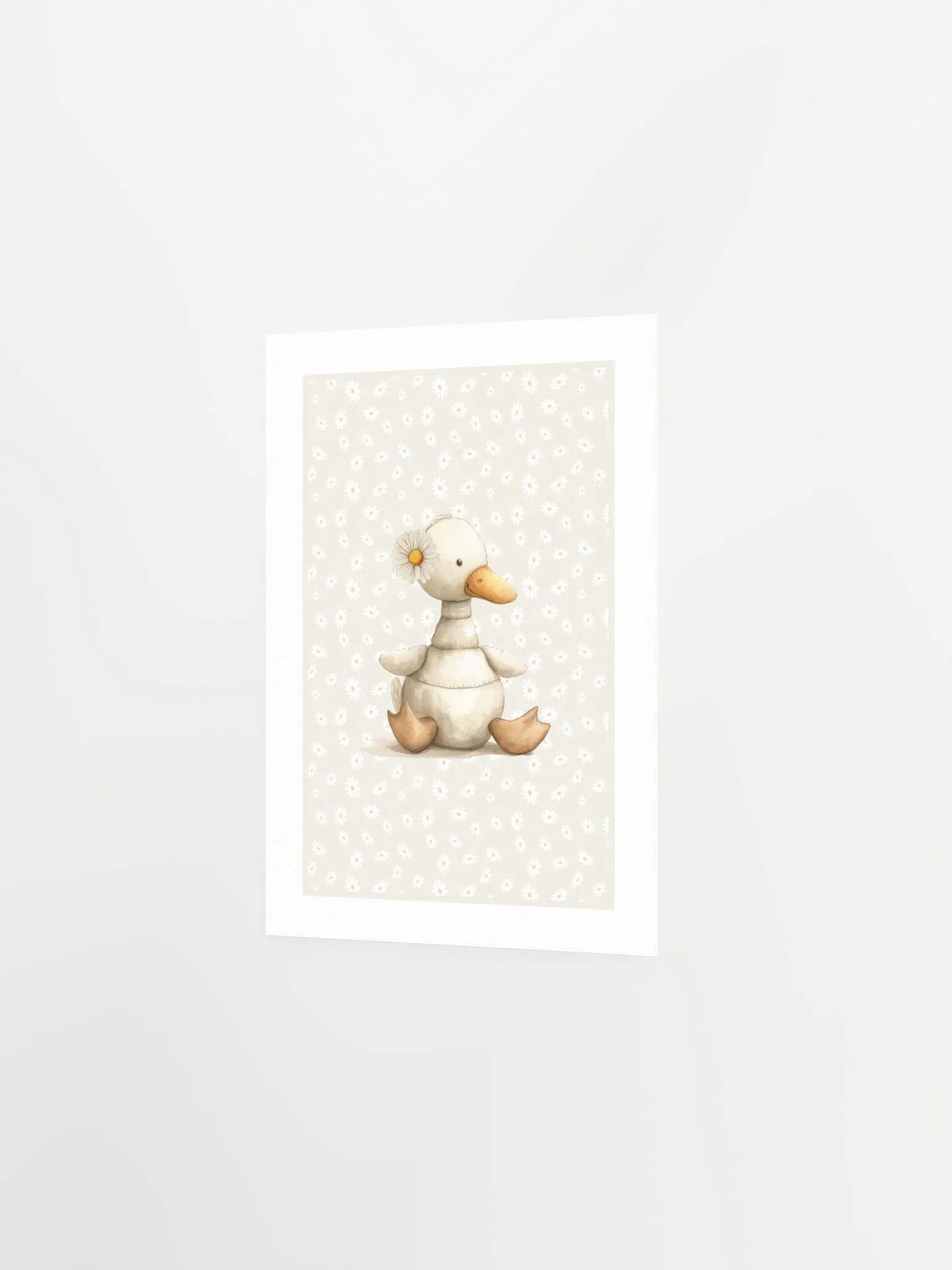 Boho Daisy and Goose Nursery Print product image (3)