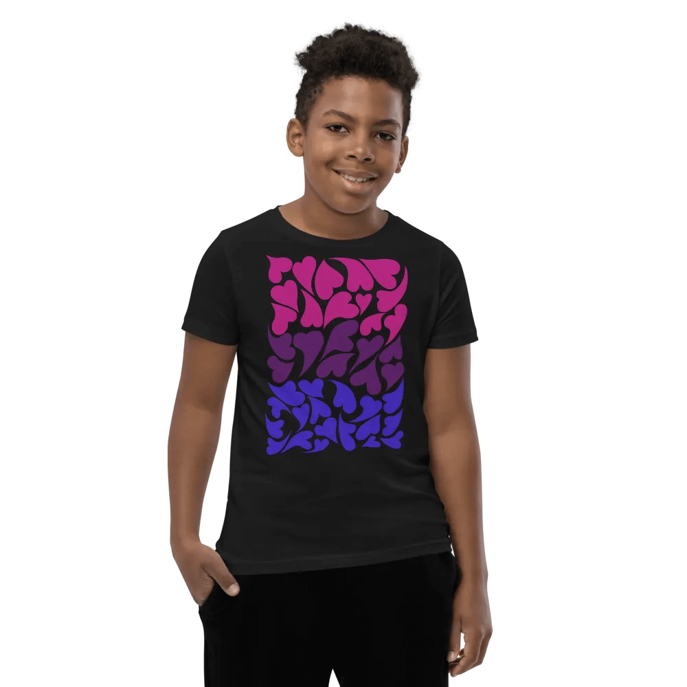 Nestled PRIDE Bisexual T-shirt (Youth) product image (10)