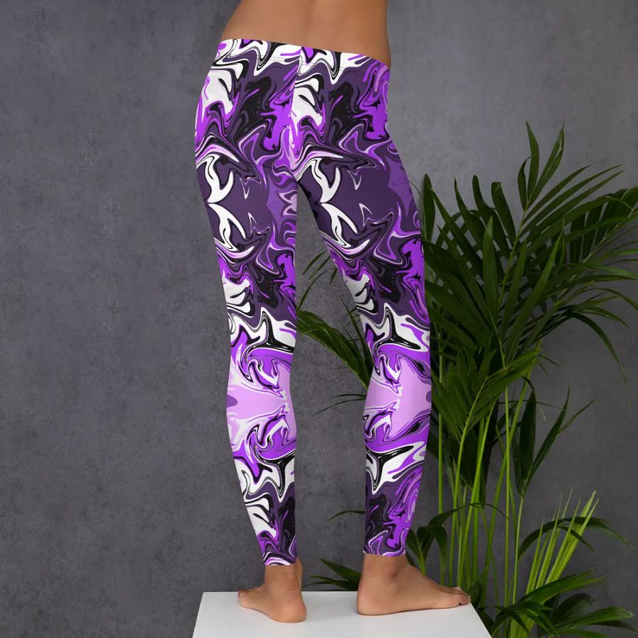 Purple Swirl Leggings product image (7)