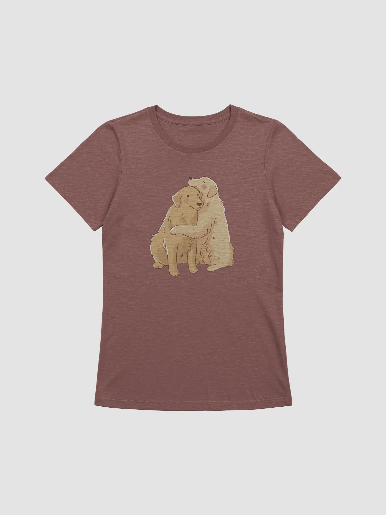 Golden Retriever Hug Women's Relaxed-fit Tee product image (1)