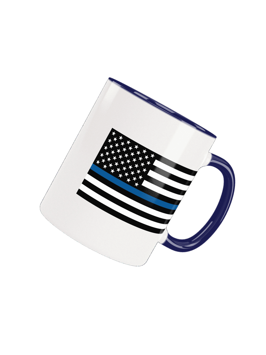 Two-tone Ceramic Mug-Thin Blue Line product image (48)