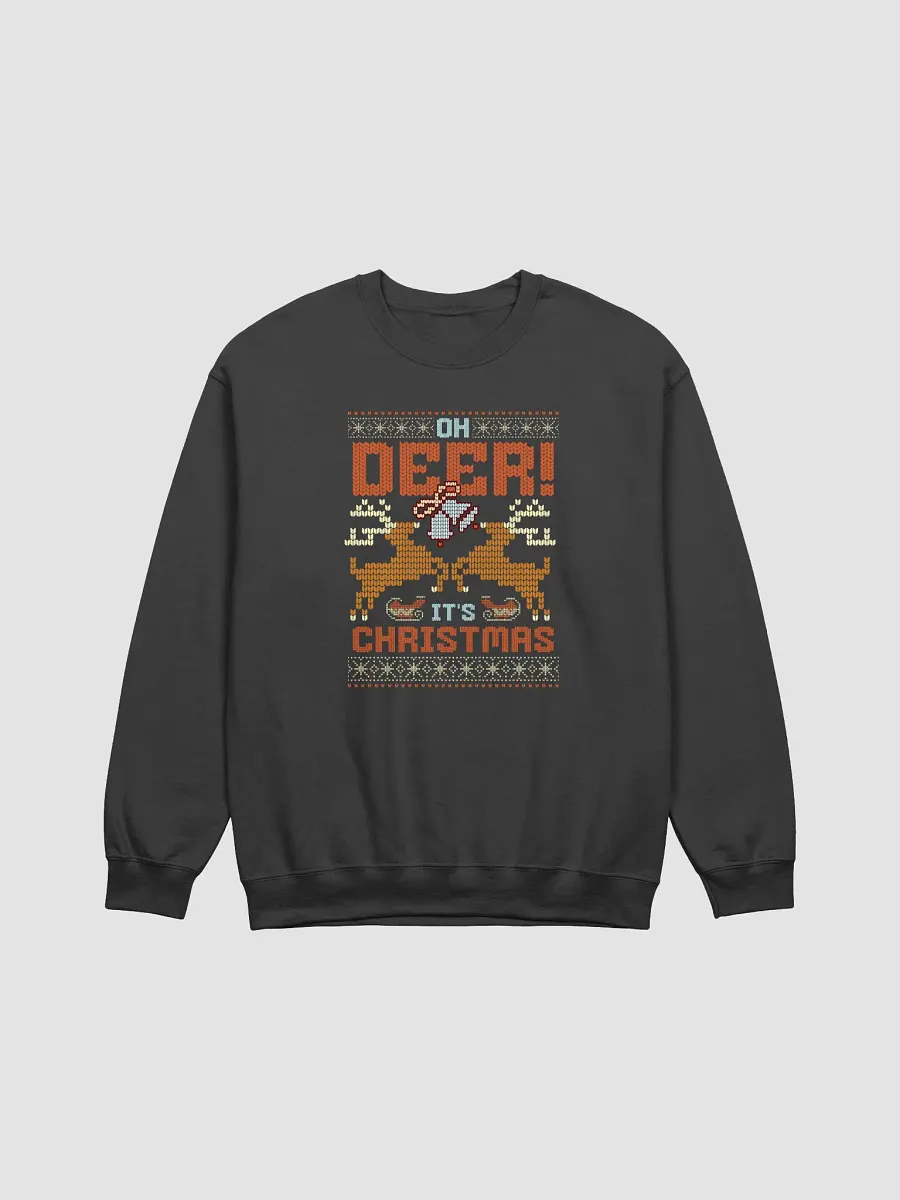 Ugly Christmas Sweater Reindeer Crewneck product image (1)