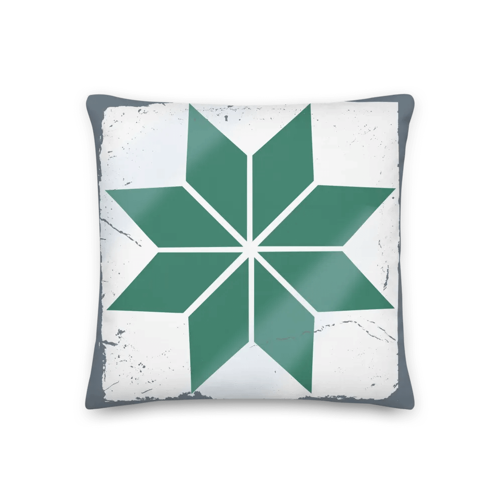 Azul Tile Board Game 18" x 18" Pillow - White product image (4)