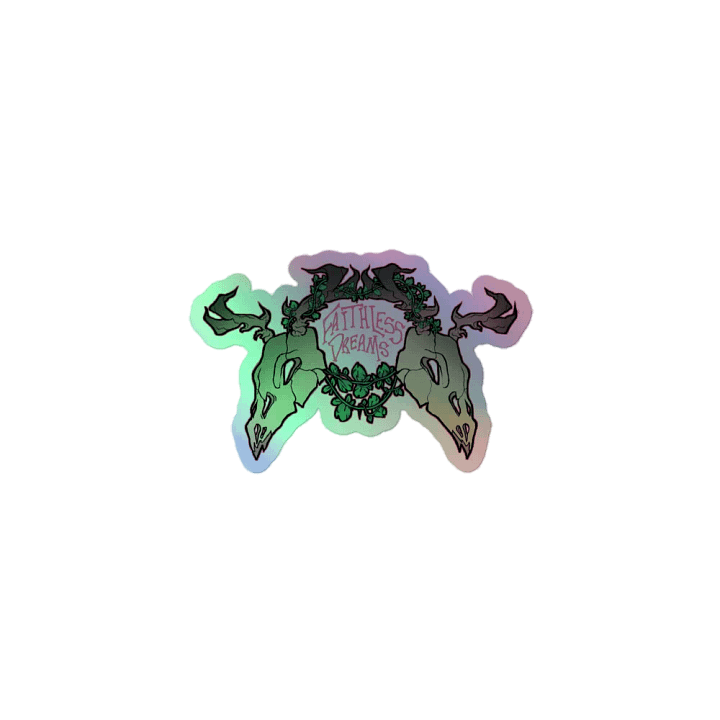 Faithless Logo Holo Sticker product image (1)