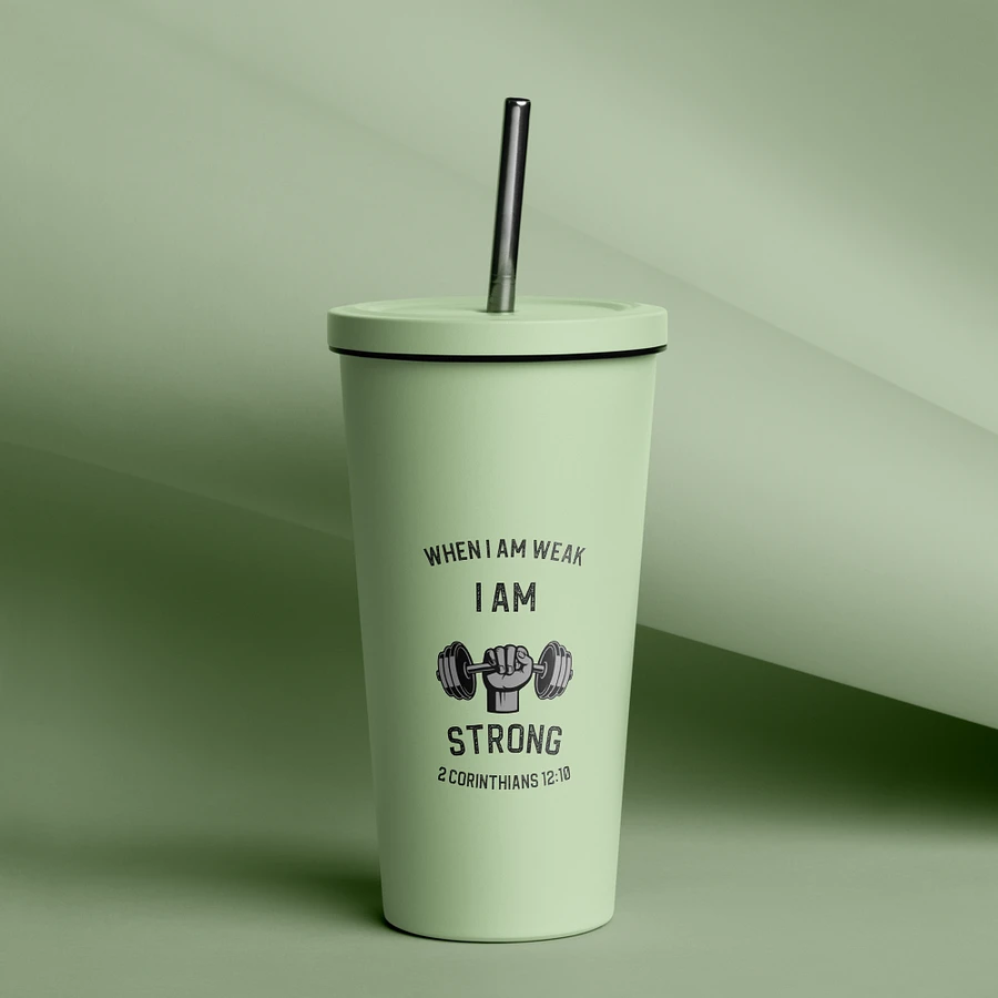 I Am Strong 20 oz. Insolated Cup: Mint product image (14)