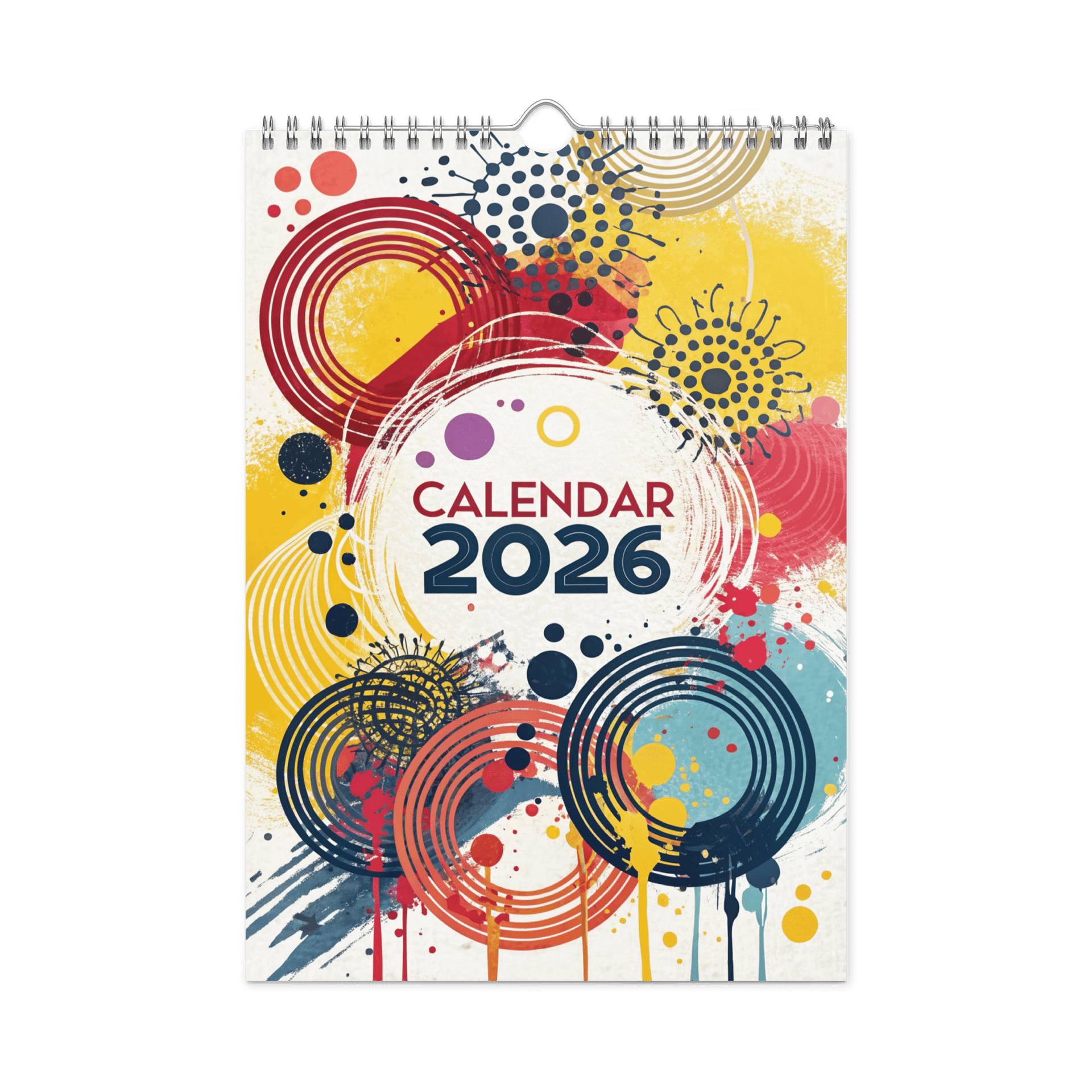 ART ABSTRACT WALL CALENDAR 2026 product image (3)