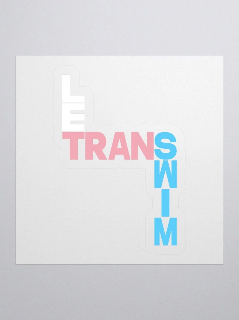 Let Trans Swim - Stickers
