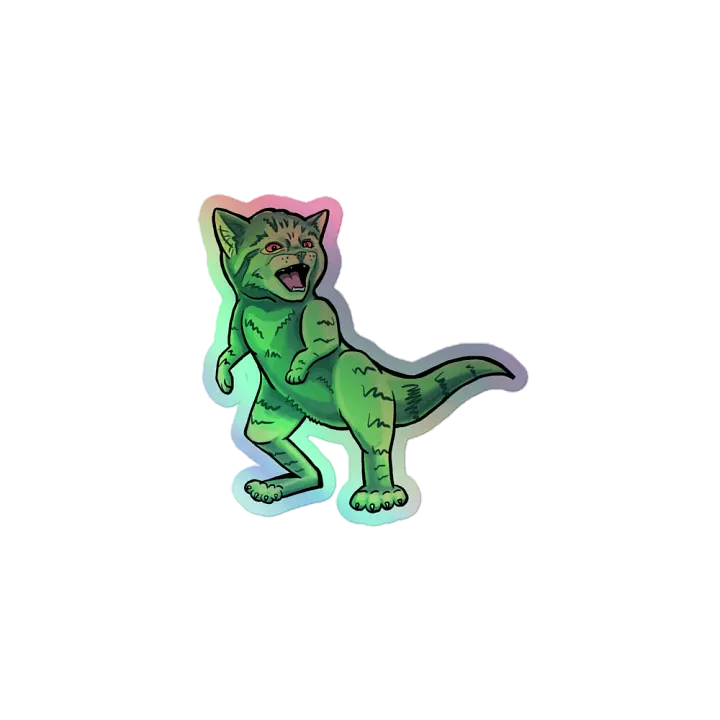 Kit-T-Rex Holographic Sticker product image (2)