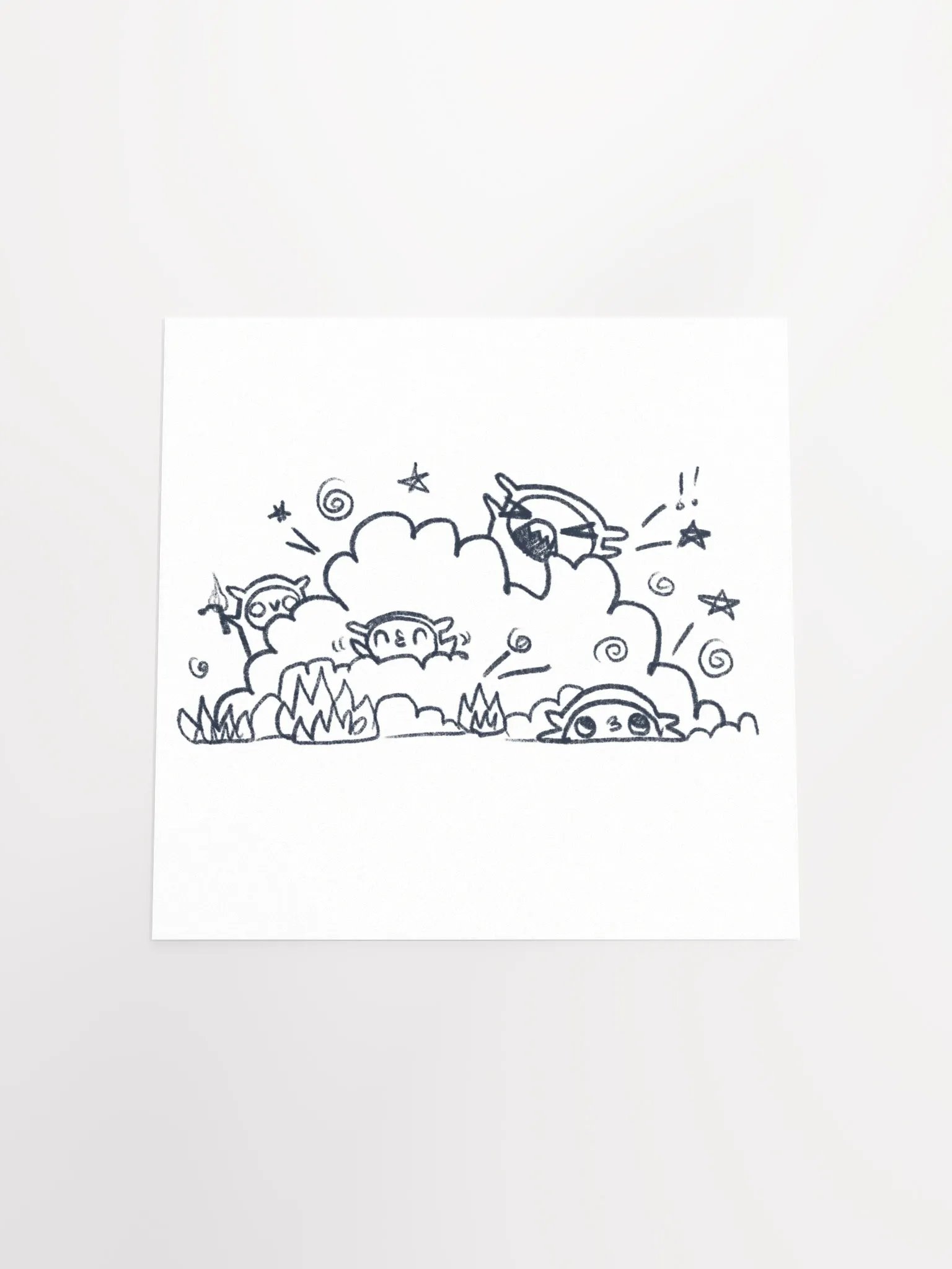 The inevitable colourable square poster product image (4)