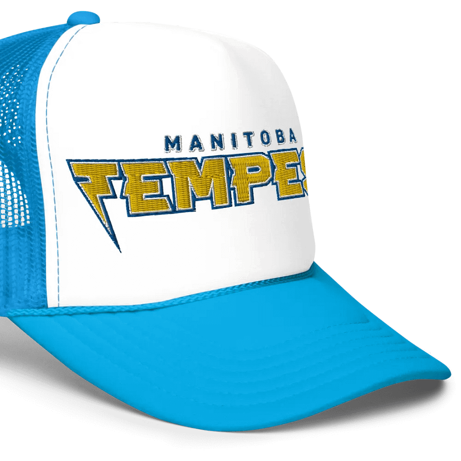 Tempest Dodgeball Club Foam Trucker Hat (Golden) product image (8)